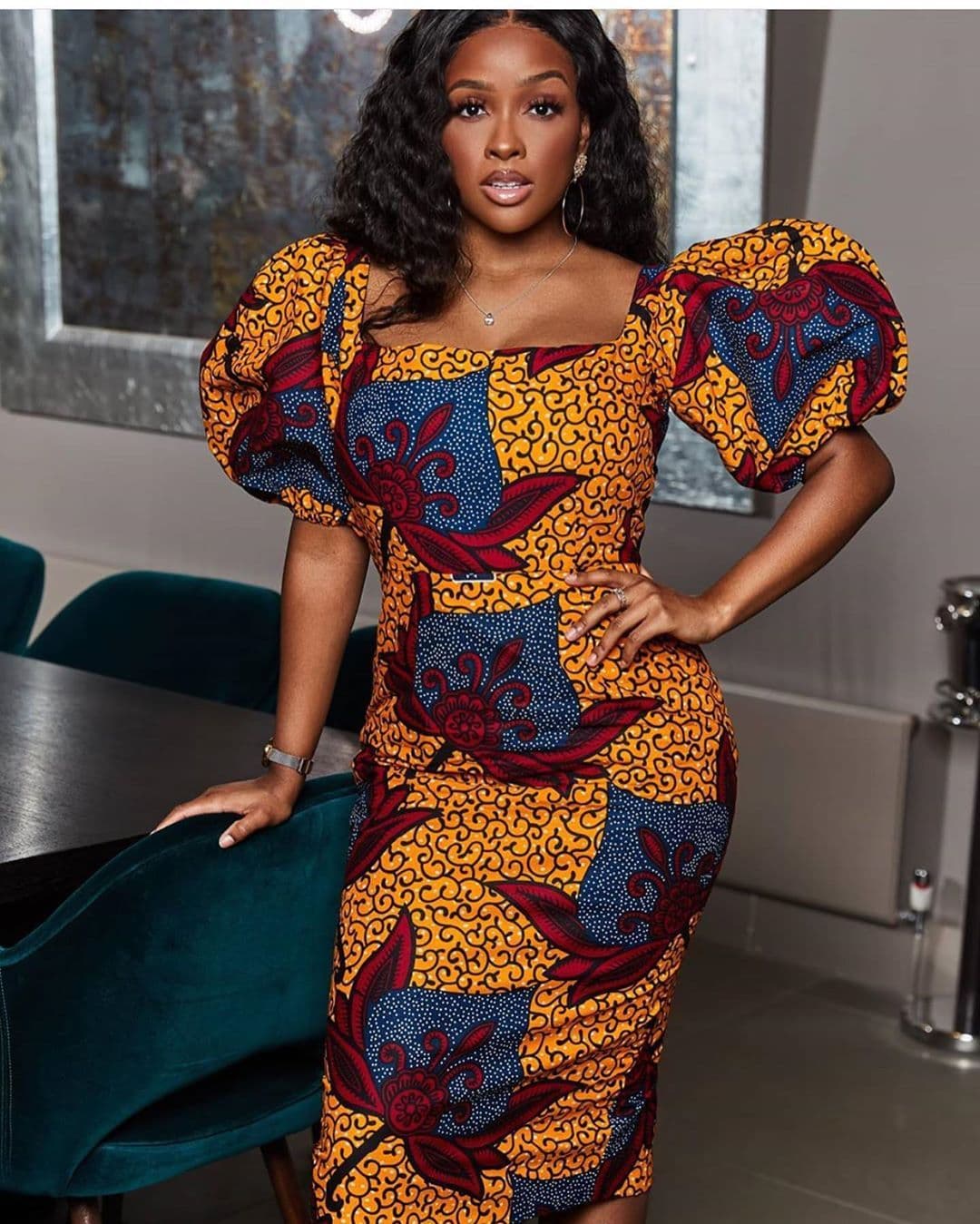 Elegant Ankara Maxi Dress 2